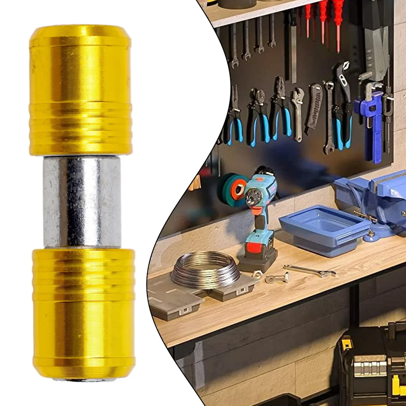 

1Pc Screwdriver Bit Holder Double Head Extension Rod 1/4inch Hex Screw Adapter For Electric Driver Hand Drill Power Tools Parts