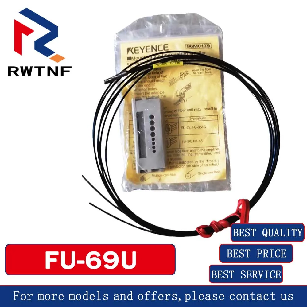 Brand New Genuine FU-69U KEYENCE NPN cable host fiber amplifier sensor, 100% original warehouse stock