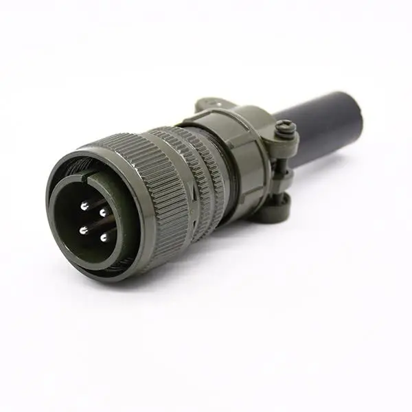 4 Pin MIL-5015 Circular Connector MS3106A18-10P Straight Male Cable Plug