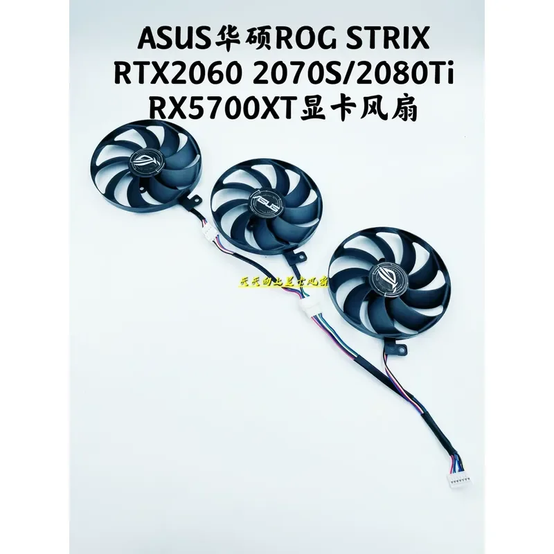 Silent Fan for ASUS ROG STRIX RTX 2060 2070S 2080Ti RX 5700XT Graphics Card view 2