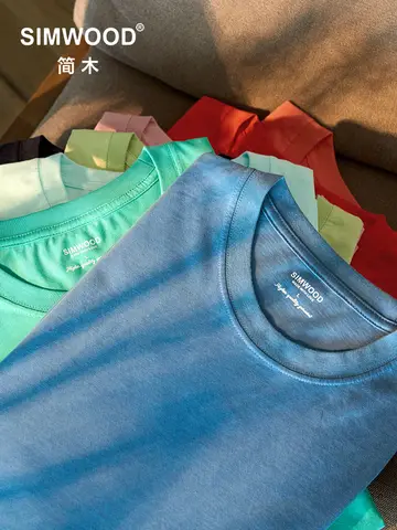 Summer Cotton T-Shirt Men Women Simwood