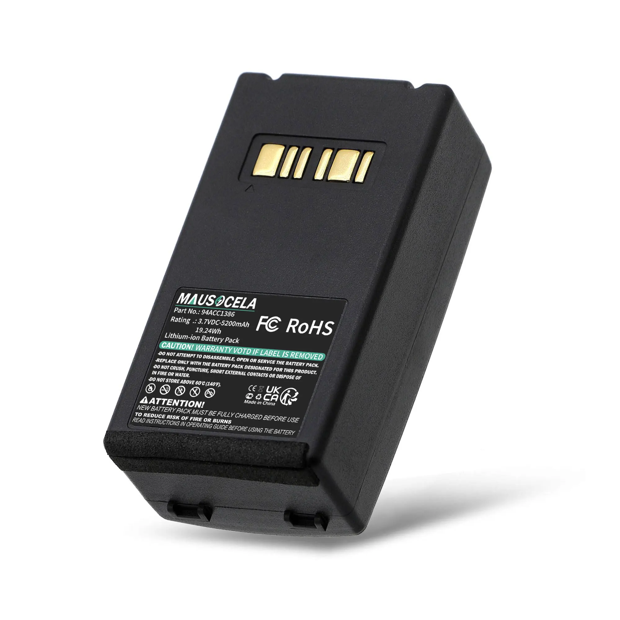 Barcode Scanner Battery For Datalogic:Falcon X3,Falcon X4,Falcon X3+,Falcon X3 Plus,4ACC0046,94ACC1386,BT-0016,BT-26,--5200mAh