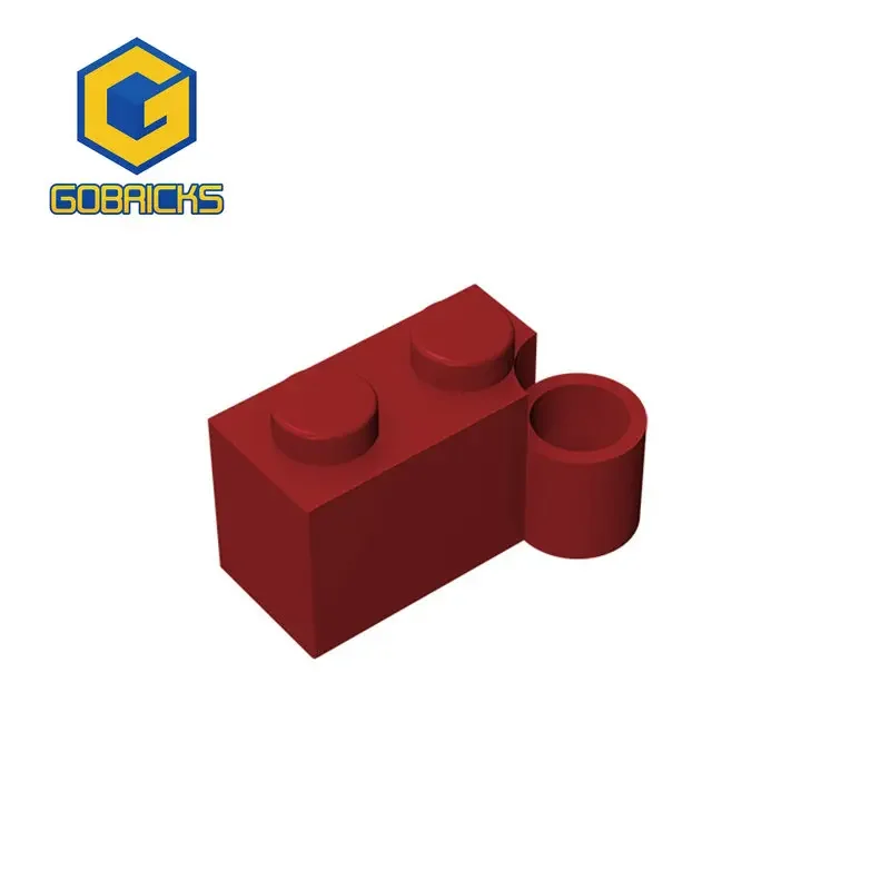 Gobricks 1 peça moc dobradiça tijolo 1x4 inferior compatível com modelo 3831 peças de blocos de construção crianças diy brinquedos de montagem educacional