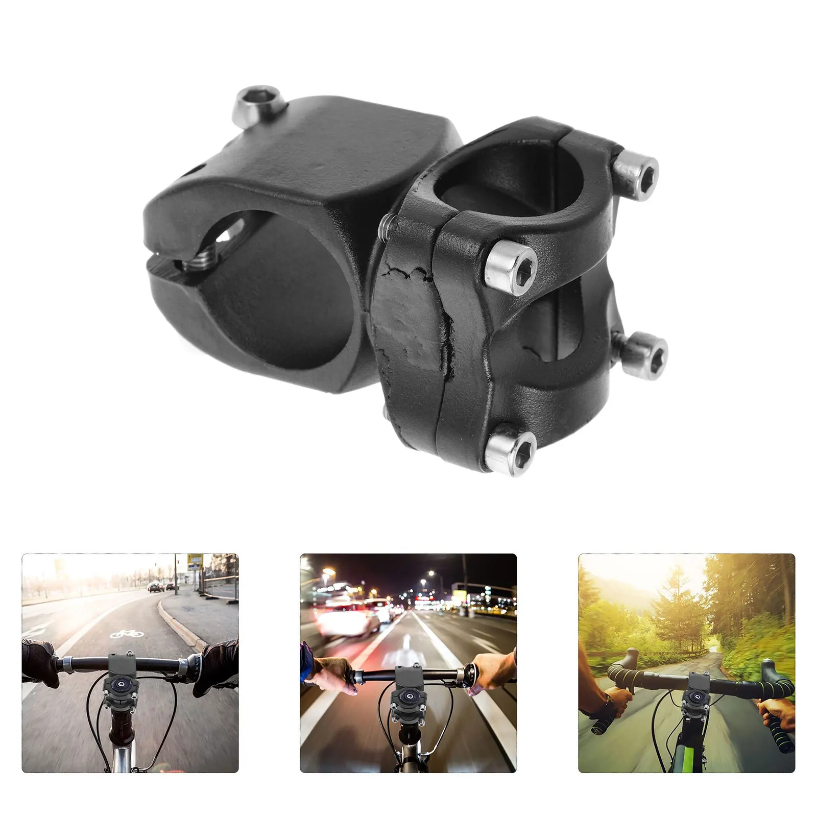 

Bike Handlebar Stem Riser Aluminium Alloy Material Durable Practical Simple Design Strict Inspection System Bike Stem