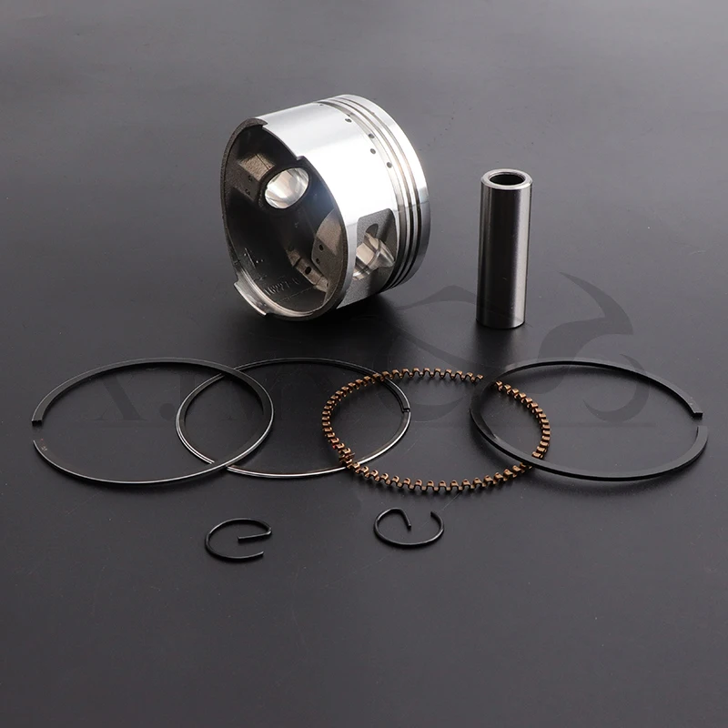 GY6-200 62.5mm piston and ring set for 4 stroke air cooled scooter moped ATV QUAD GY6 125 GY6 150 152QMI 1P52QMI 157QMJ 1P57QMJ