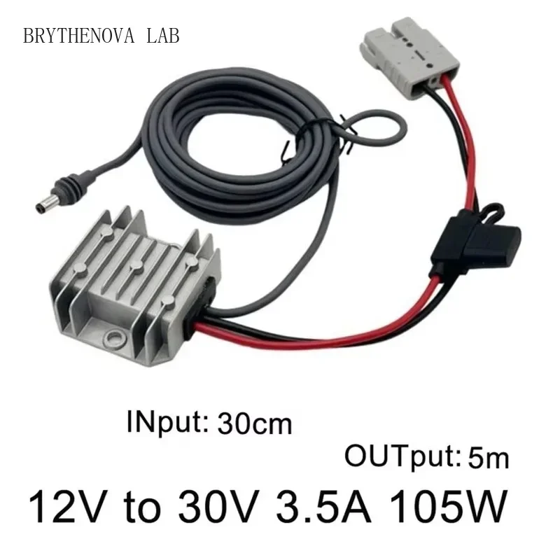 DC-DC Step-up Module 12V/24V to 30V 3.5a 105W Power Supply for Starlink for Step Mini Up Power Cord Male/female-plug