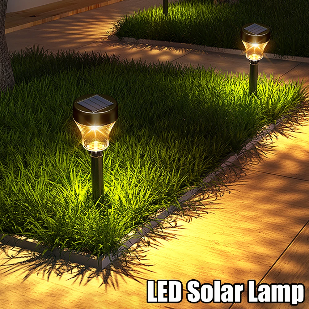 

LED Garden Solar Light Waterproof Outdoor Solar Powered Landscape Lamp For Patio Pathway Lawn Garden Decoration Lighting Lamp