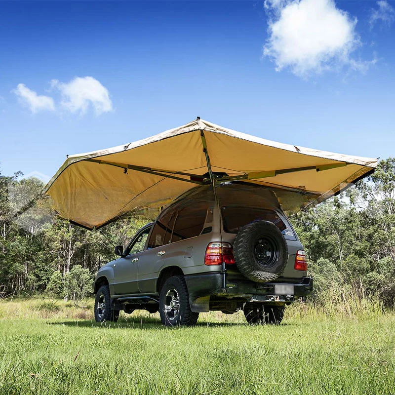 For 4WD Waterproof Car Awning Tent Foxwing 250 Degree Large Free Standing 250XL awning Extended with side wall