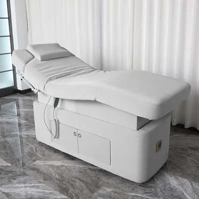 Microplastic surgery table, electric beauty bed, integral lifting and heating latex bed