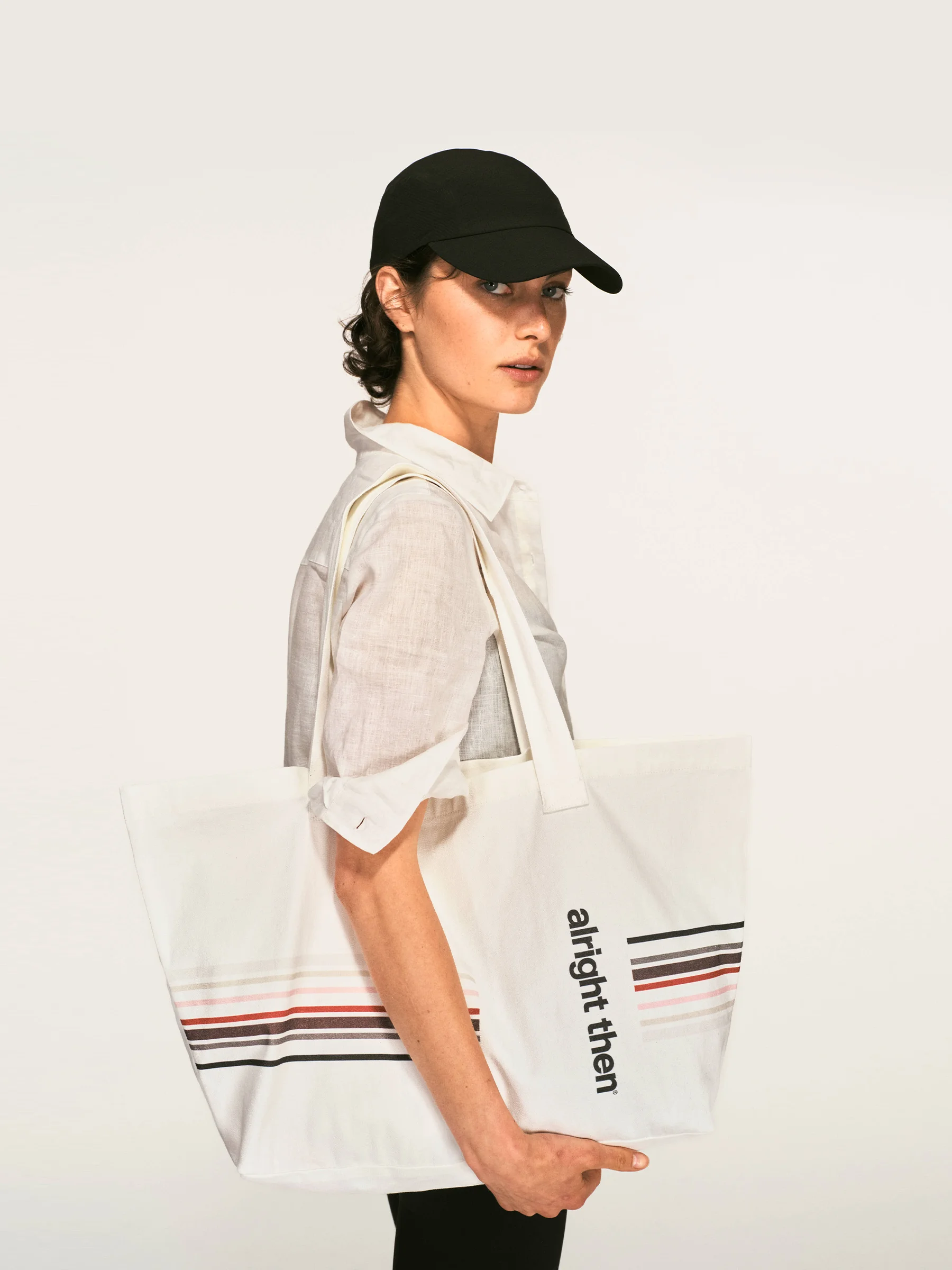 Large Capacity Thick Weave Pure Cotton Canvas Bag with Wide Shoulder Straps Fashionable Casual Single Shoulder Handbag