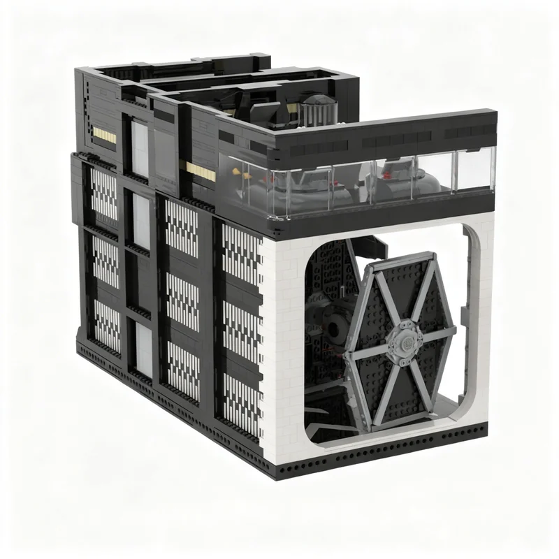 4583pcs MOC Galactic Empire Death Star Hangar & Command Room Star Battle Model Building Blocks Christmas Gift Toy Construction