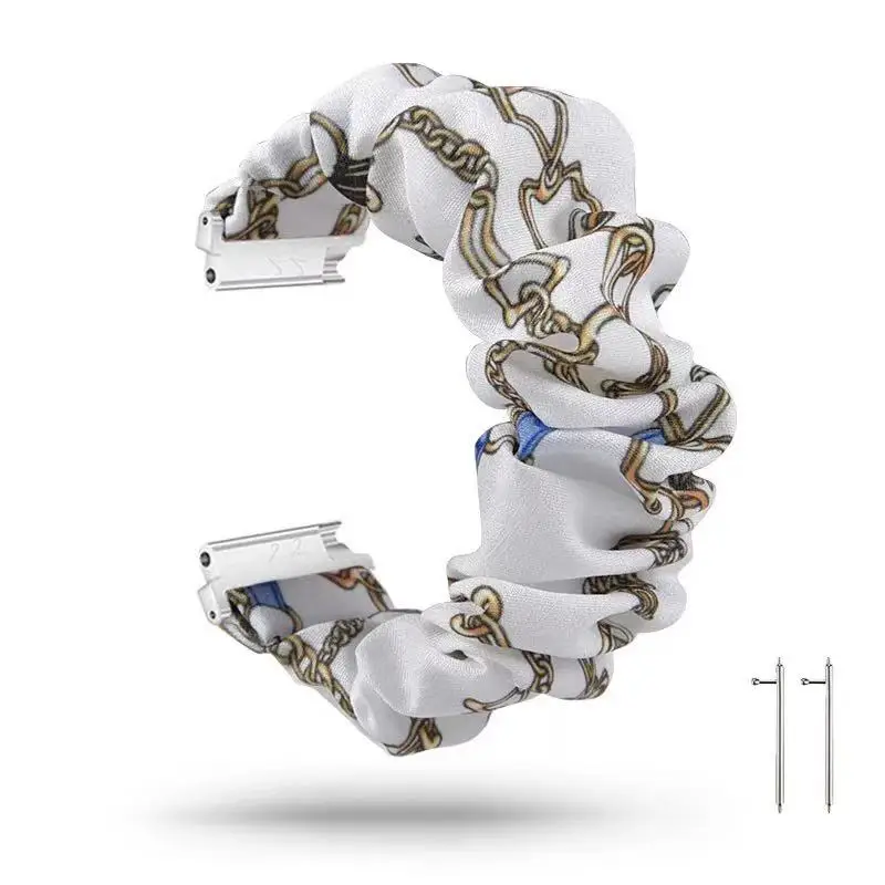 Correa elástica de nailon para reloj inteligente, pulsera de 20mm y 22mm para Samsung Galaxy Watch 6/5/4/3/Active 2/Huawei Watch 3/GT3-2, Amazfit Bip/GTS