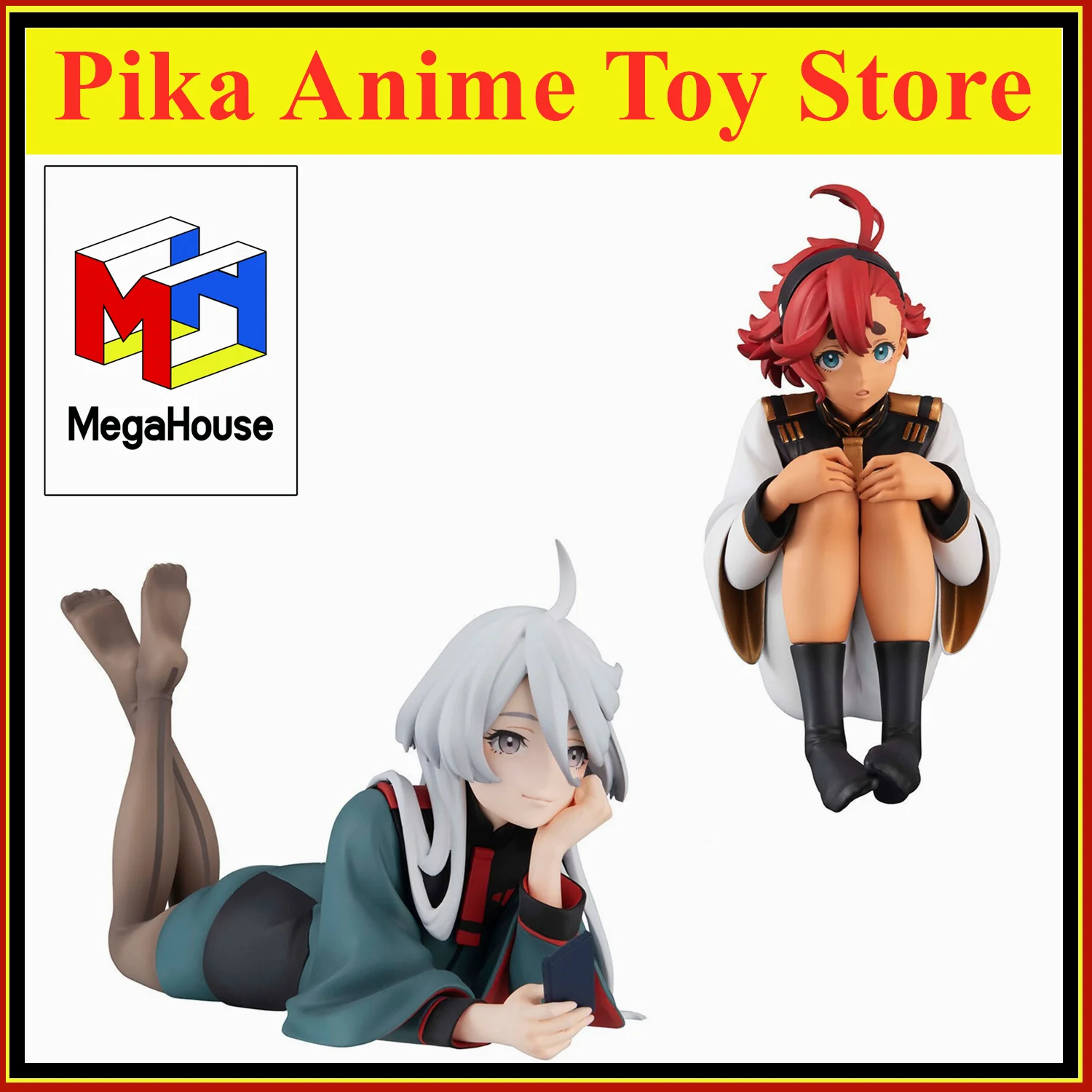 

Original MH MegaHouse GEM Mobile Suit Gundam the Witch from Mercury Suletta Miorine Palm Size Anime Figure Toys PVC Model Gift