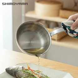 SHIMOYAMA-Panela de Omelete Antiaderente, Panela de Café da Manhã, Cozinha de Aço Inoxidável Pequena Frigideira, Panela de Ovos, Panelas, 12cm