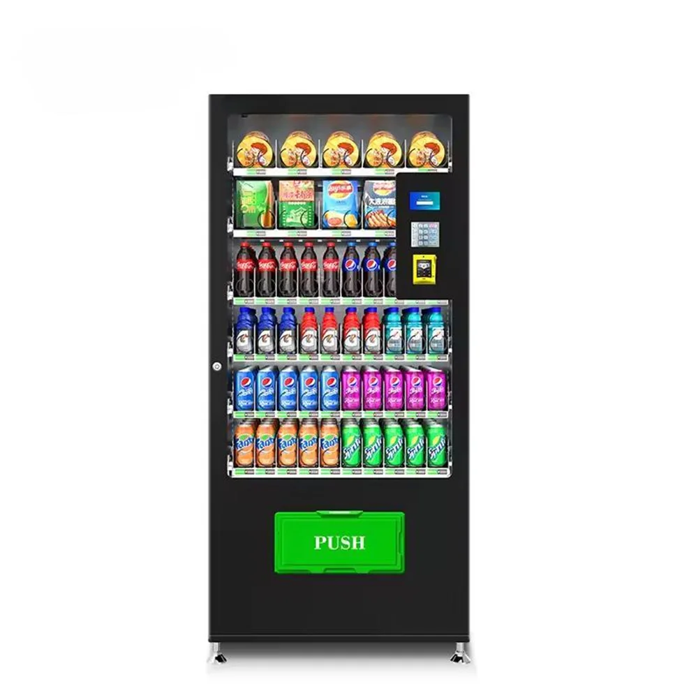 

Large Touch Screen Refrigeration Vending Machine With Cashless Payment Vending Machine Snack