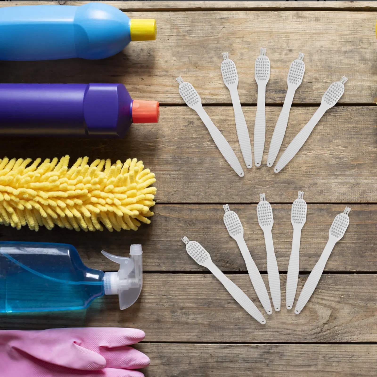 10Pcs Blender Cleaning Brush Set Compact Nylon Scrub Brushes for Soy Milk Machine Juicer Kitchen Appliances Deep Cleaning Tool