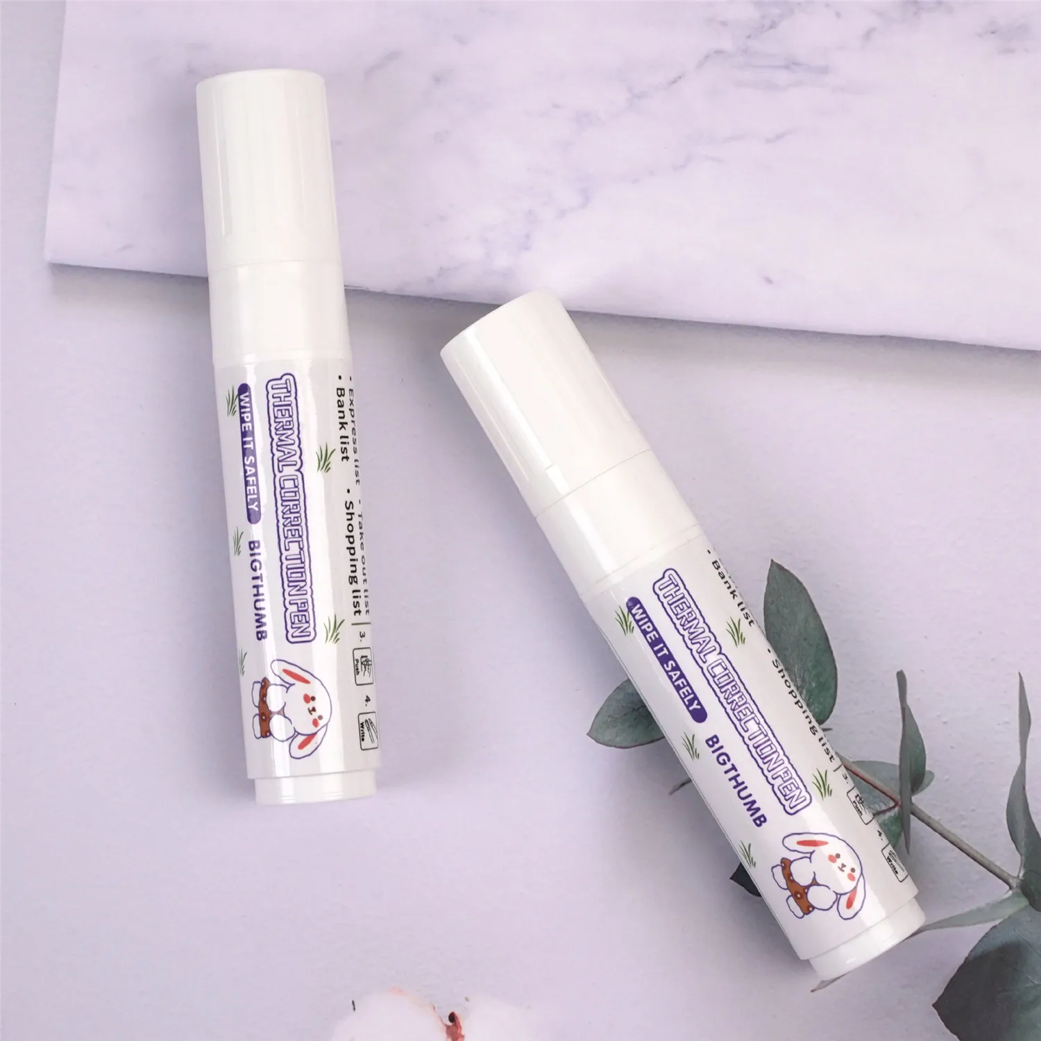Picture 6: Thermal Paper Correction White Out Liquid Pen Parcel Express Tool for Thermal Label Shopping Bill Data Eraser Privacy Protection