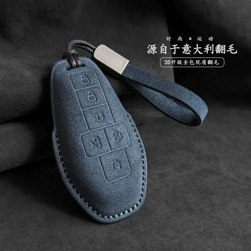 for 25 Tengshi D9 Key Cover Car Key Protection Case Buckle Bag High End Interior Products Modification