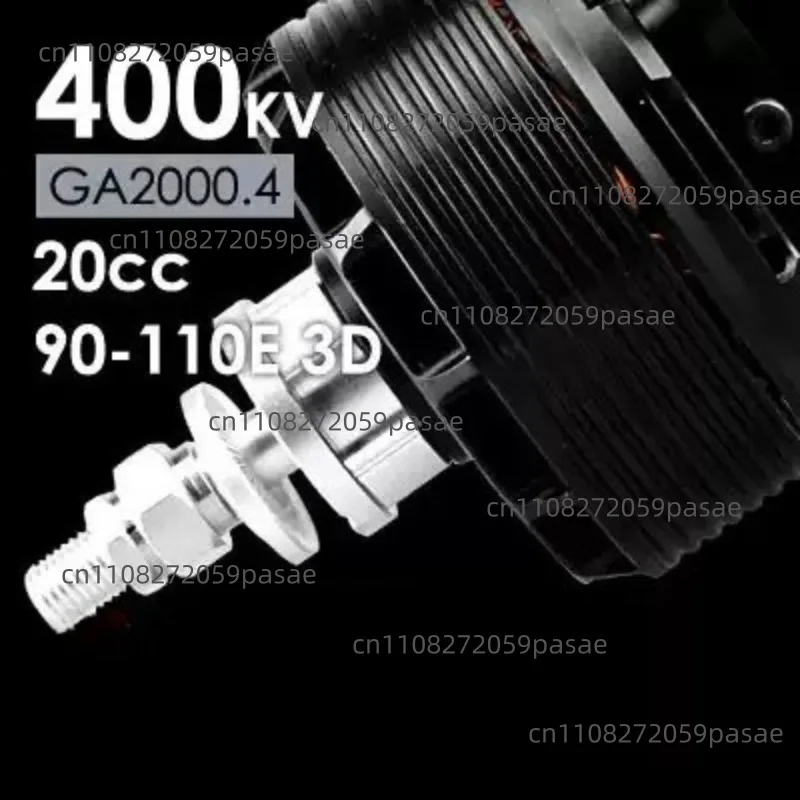 GA2000 V2 High-Power Brushless Motor for Fixed-Wing Model Aircraft, 90E–110E Class, 20cc