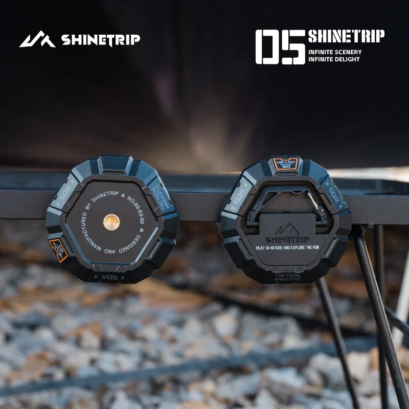 Outdoor Tactical Magnetic Hook ShineTrip Multi-Purpose Hook For Camping Light Tactical Gear Strong Adhesion Light Stand Base