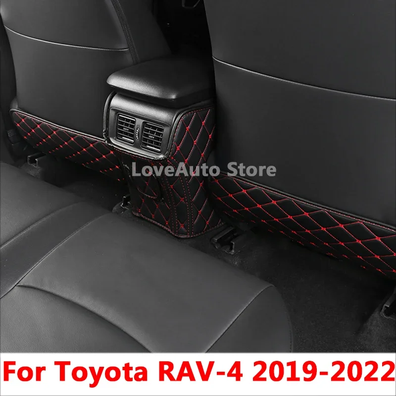 

For Toyota Rav4 XA50 2019 2020 2021 2022 Car Rear Seat Anti-Kick Pad Rear Seats Cover Back Armrest Protection Mat Accessories