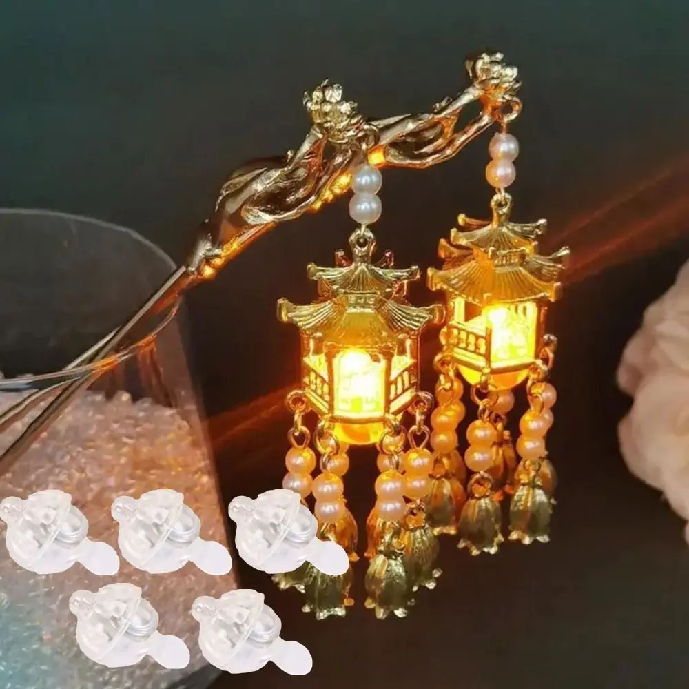 5pcs Warm Yellow LED Ball Light Warm White Handmade Craft Glow Ball Light DIY Accessory Small Size Fairy Lights Sachet Decor
