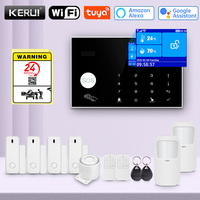 KERUI Wireless Home Alarm System Kit Tuya Smart G30 GSM WIFI Alarm System Security Protection Motion Sensor Detector Burglar