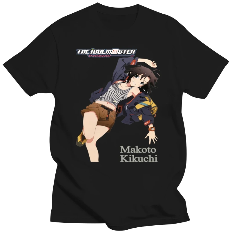 Men tshirt  Idolm@ster   Makoto Kikuchi Unisex T Shirt Printed T-Shirt tees top