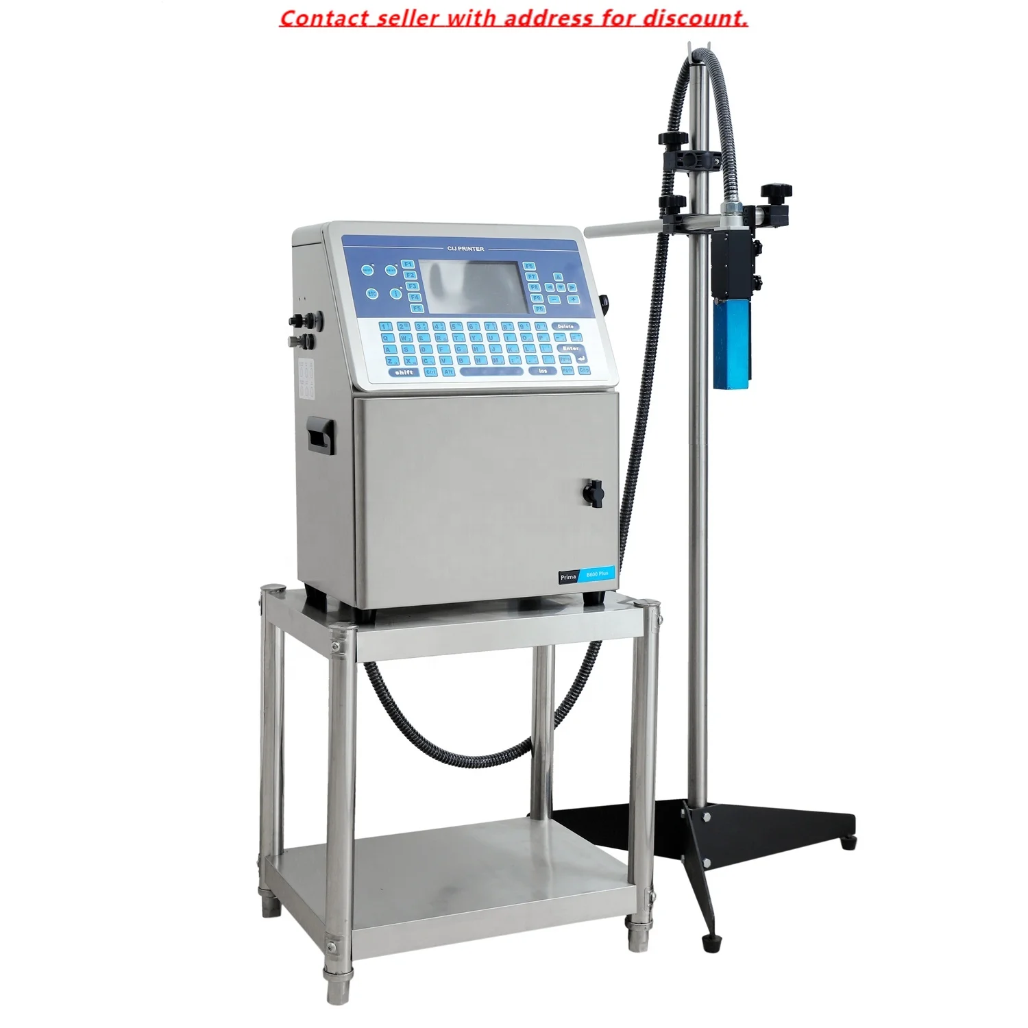 

CIJ Continuous Inkjet Printer B600 Plus Standard V2 Nozzle Industrial Product On Line Coding Date Picture Code Printer