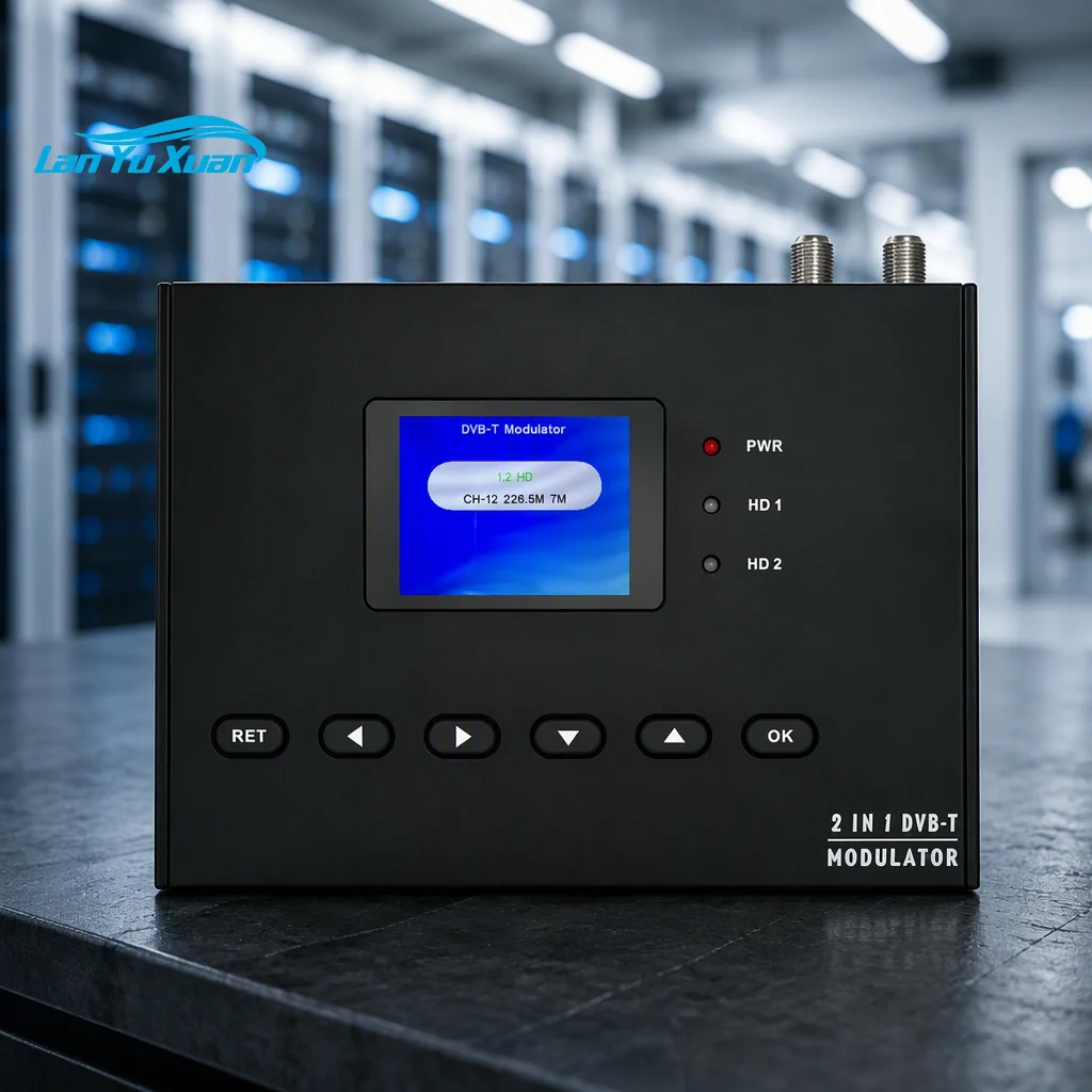 DIGICAST H.264 MPEG-4 AVC IP Streaming Encoder Modulator, DVB-T RF Digital TV Modulator for Digital TV Headend