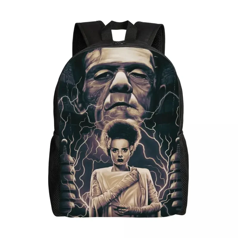 

The Bride Of Frankenstein Poster Travel Backpack Men Women School Computer Bookbag Horror Movie College Student Daypack Bags