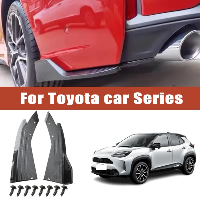 

Rear Bumper Spoiler Lip Splitter Diffuser Anti-Crash Winglet Car Mod For Toyota Camry Corolla RAV4 Hilux Fortuner Yaris Land