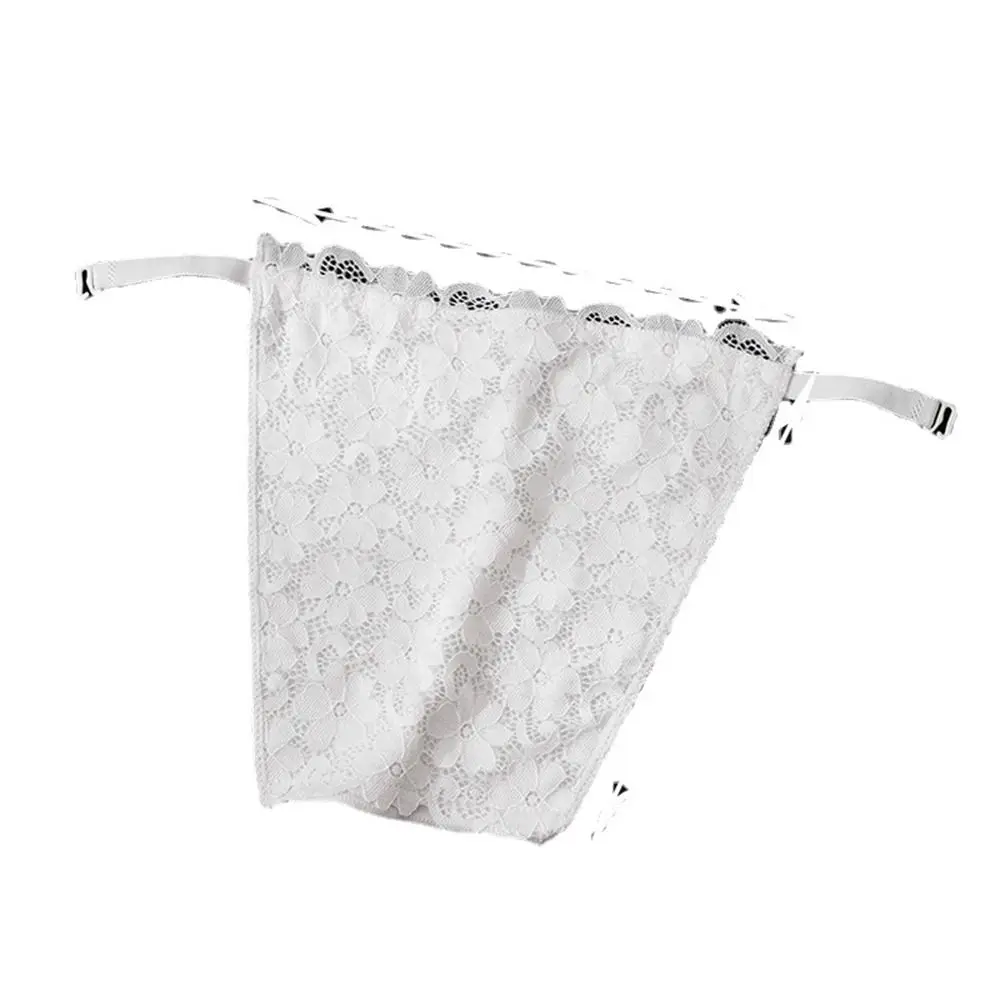 

Thin Double Layer Anti-Glare Tube Top Lace Invisible Chest Cover Clip on Bralette Strapless Bra Chest Wrap Girl