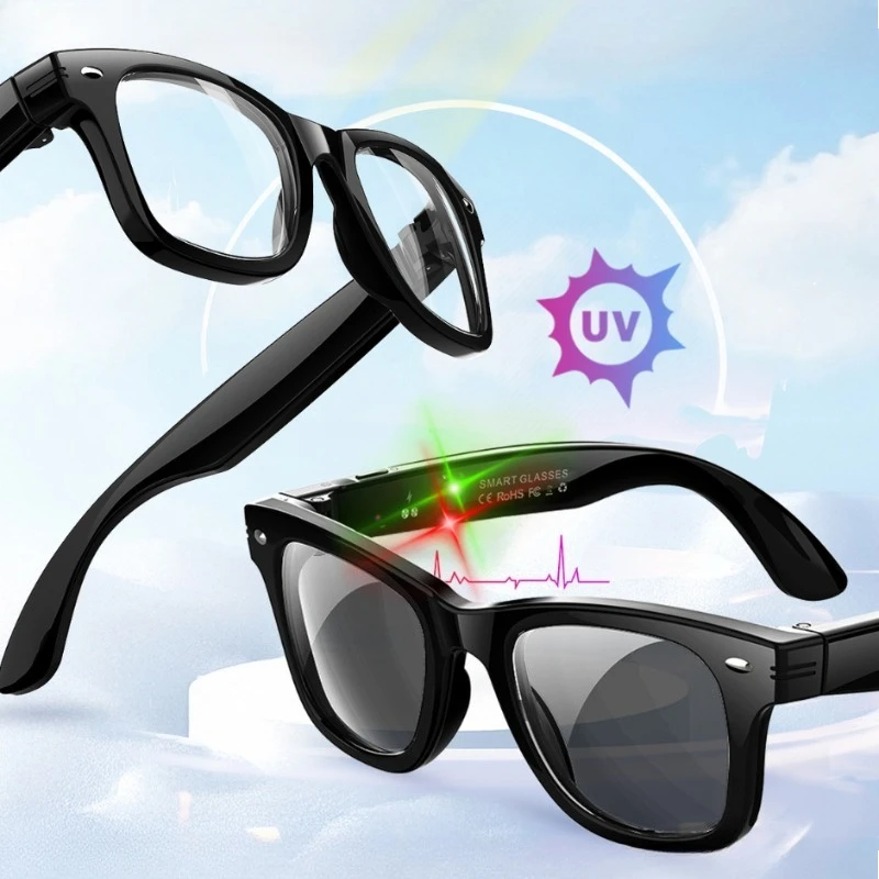 W610 AI Smart Motion Glasses 8 Million Pixels UV Detection Call Music with Voice Assistant
