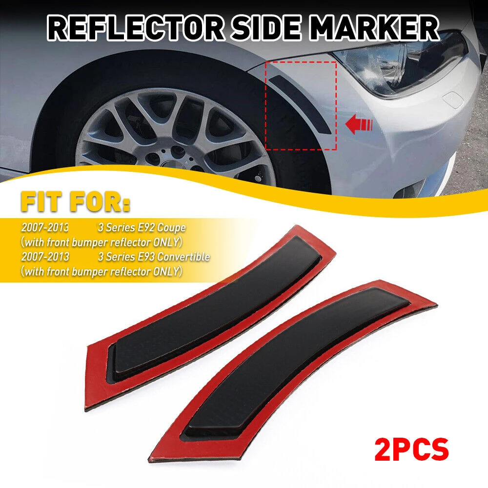 

2007-2013 Front Bumper Reflector Smoke Side Marker Light for BMW E92 E93 328i 335i