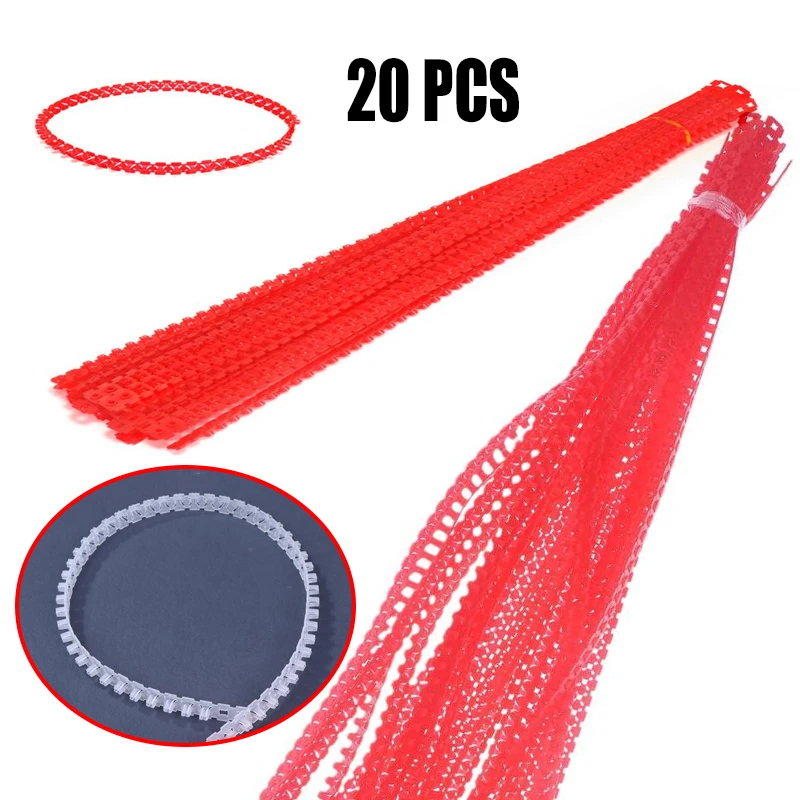 20 PCS Empty Chain Belts Lightweight Convenient Chain Nail Machine Adapter For Ceiling Partition Wall Gypsum Board Wood Board