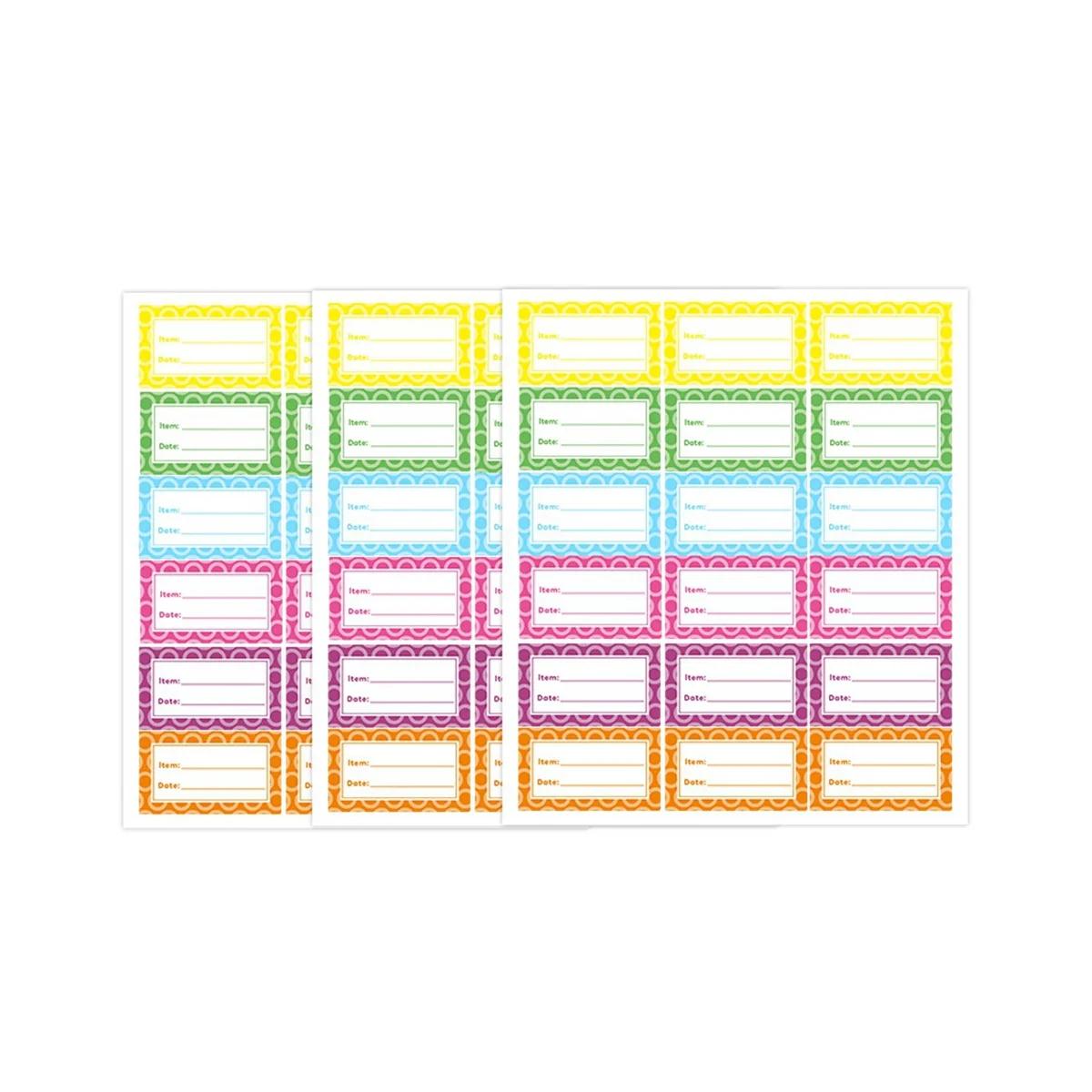 

Self-Adhesive Labels School Children for Labelling, Folder Spine, Self-Adhesive, Colourful Labels, School Name Labels