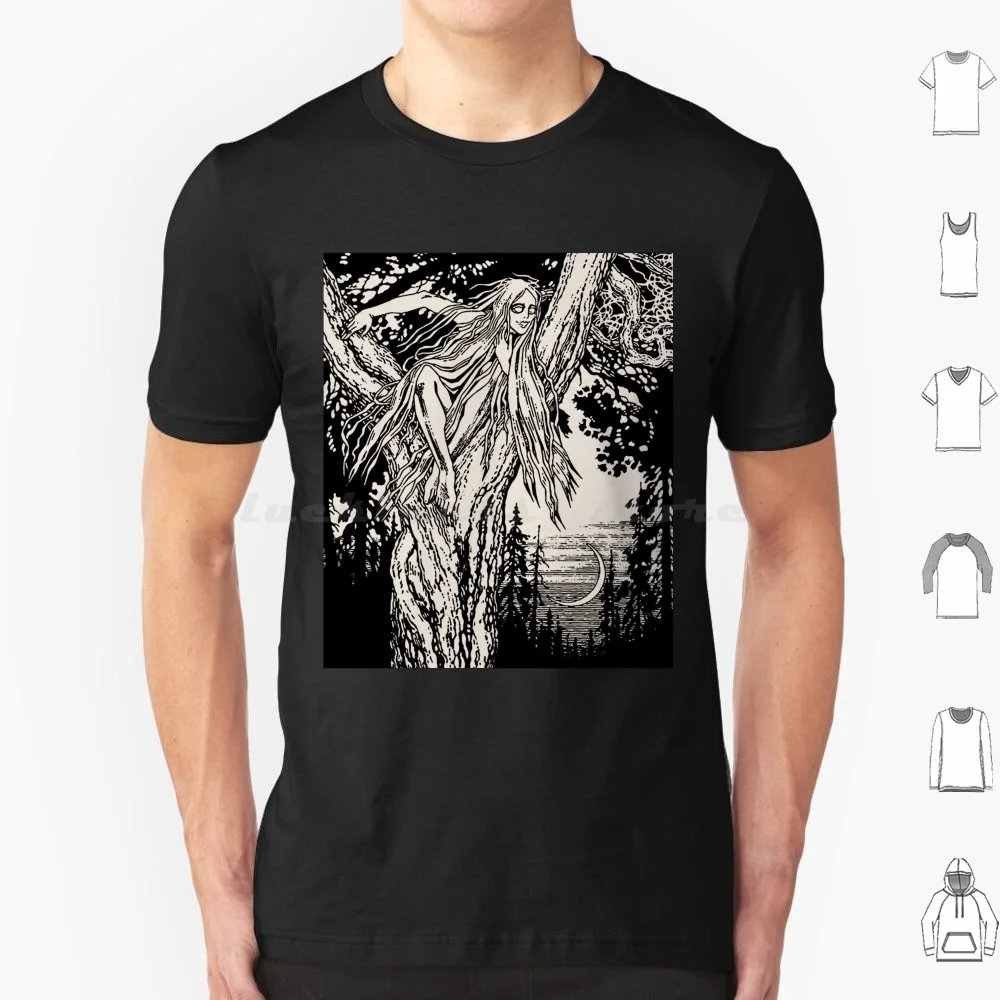 Rusalka T Shirt Cotton Men Women DIY Print Rusalka Russalka Ivan Bilibin Puschkin Fantasy Slavian Slavic Mythology Myth Eleven