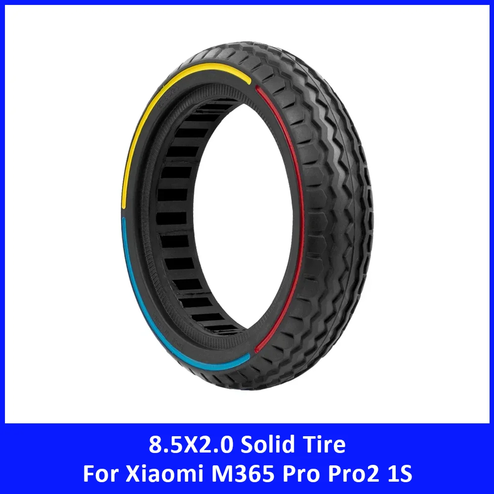 

8,5-дюймовая амортизирующая твердая шина 8,5X2,0 для Xiaomi M365 Pro Pro2 1S, аксессуары для электрических скутеров, износостойкие демпфирующие шины