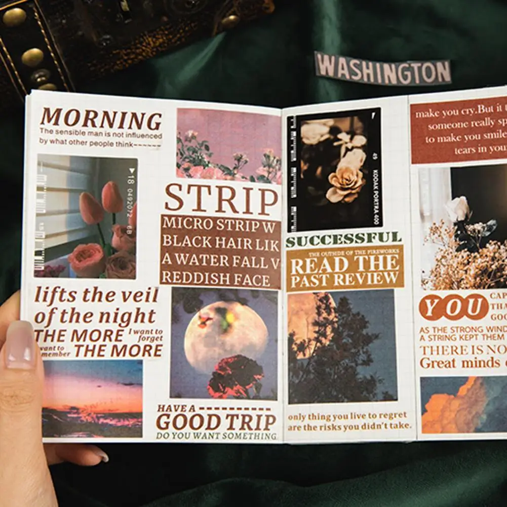Scrapbook hiasan Vintage buku tempel buku tempel kerajinan kertas perencana dekorasi kamar 20 buah seni stasioner untuk Decoupage