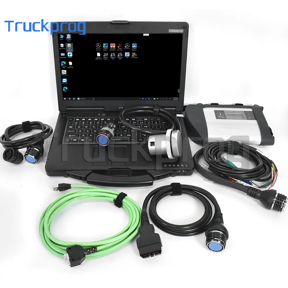 

MB STAR C4 Car SD Connect Diagnostic Tool PK C5 C6 for Benz Truck Car C4 SSD Xentry with CF53 Laptop