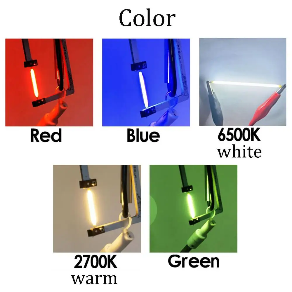 

10 шт., лампа Эдисона, светодиодная лампа накаливания, детали DC3V DC12V, светодиодный чип, аксессуары для ламп накаливания, диод для ремонта, светодиодная лампа, трубка