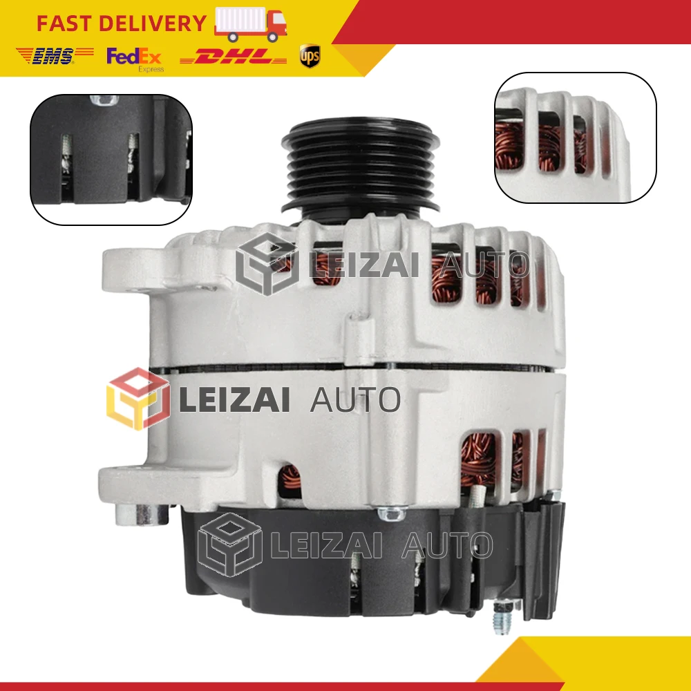 220 A/12 Volt CW 6-Groove Alternator for Audi Q7 2013-2015 3.0L GAS FG23S065,06E903023B,6E903023B,A3123,439816,440470