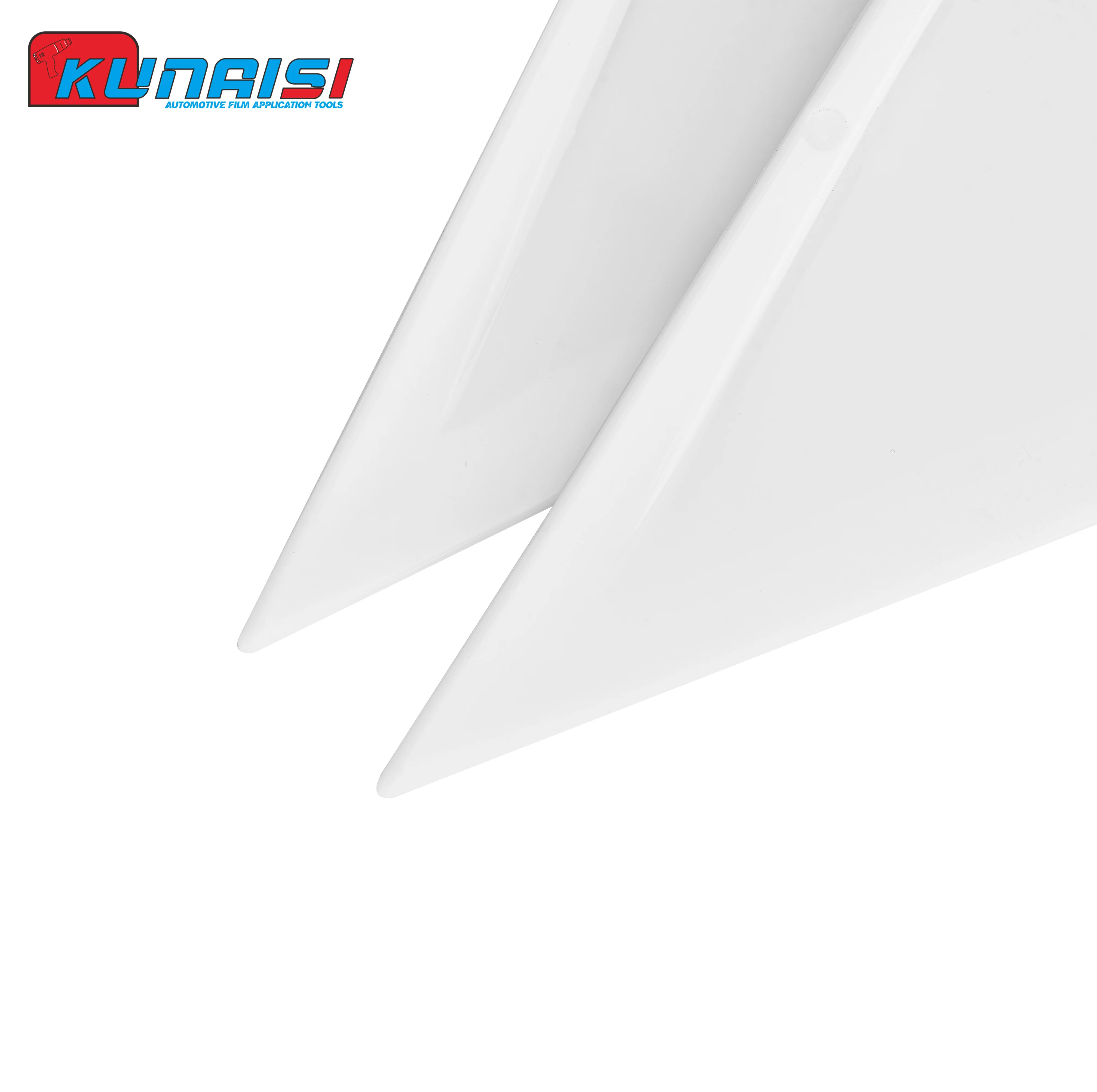 KUNAISI 1 pcs Car Vinyl Card Scraper Pointed Film Wrap Contour Squeegee Window Glass Tinting Foil Install Automotive Tools Sharp