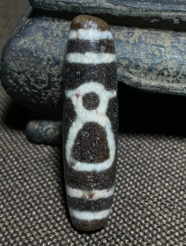 

Tibetan Nepalese Himalayan Ancient agate Old Dzi Talisman Eye Beads Amulet