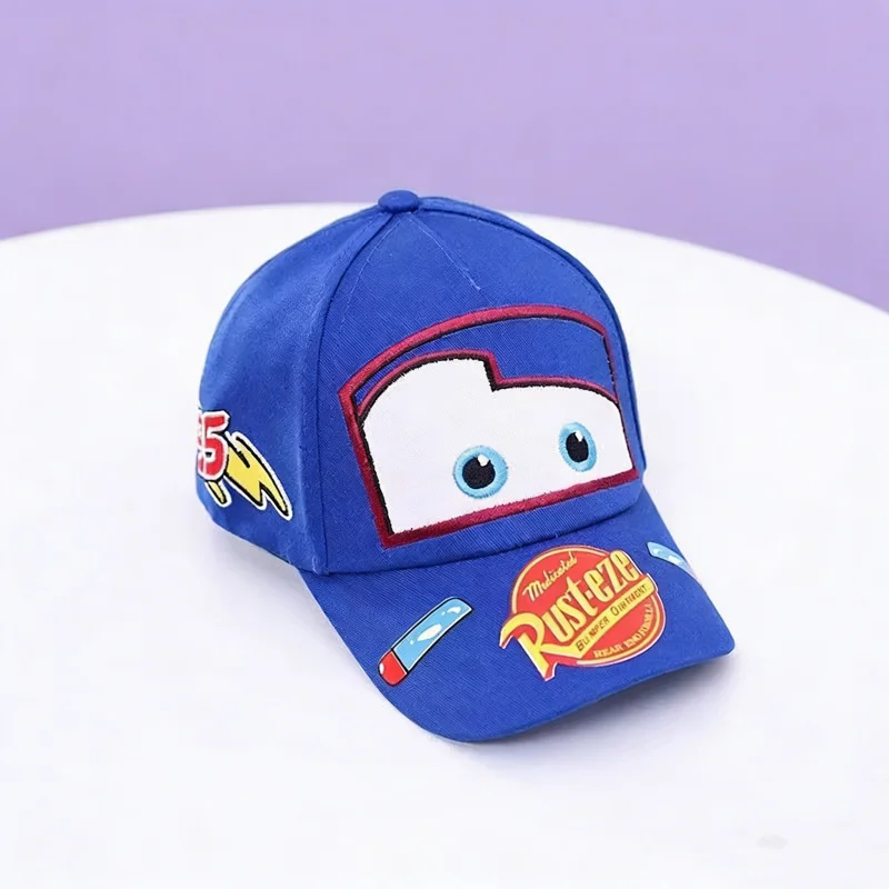 Lightning McQueen spring, autumn and summer children's hat cartoon Cars peaked hat sun protection casual baseball cap gift image 3