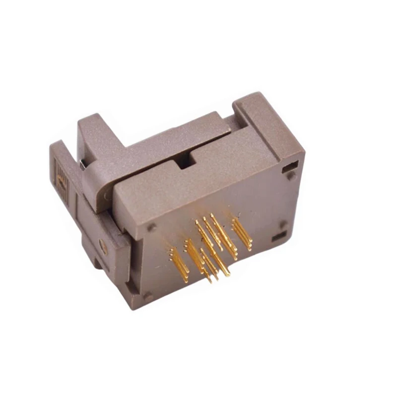 QFN4X4-24L(0.5) QFN24 chip IC burn-in test socket pitch 0.5MM Size 4X4mm  Test burn-in socket