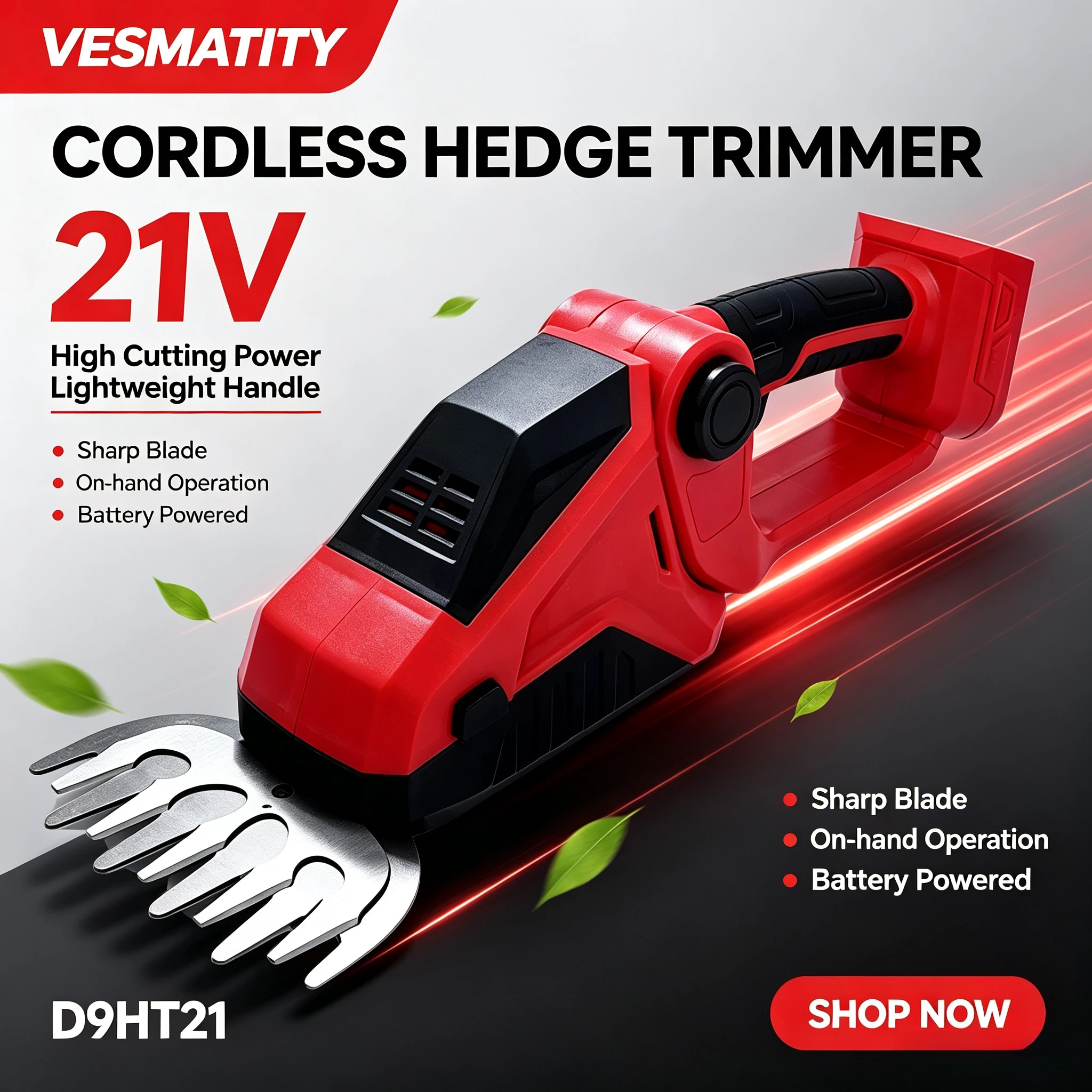 Electric Grass Trimmer Cordless Hedge Trimmer Bush Trimmer Grass Shears Handheld Garden Tool  For Milwaukee Battery
