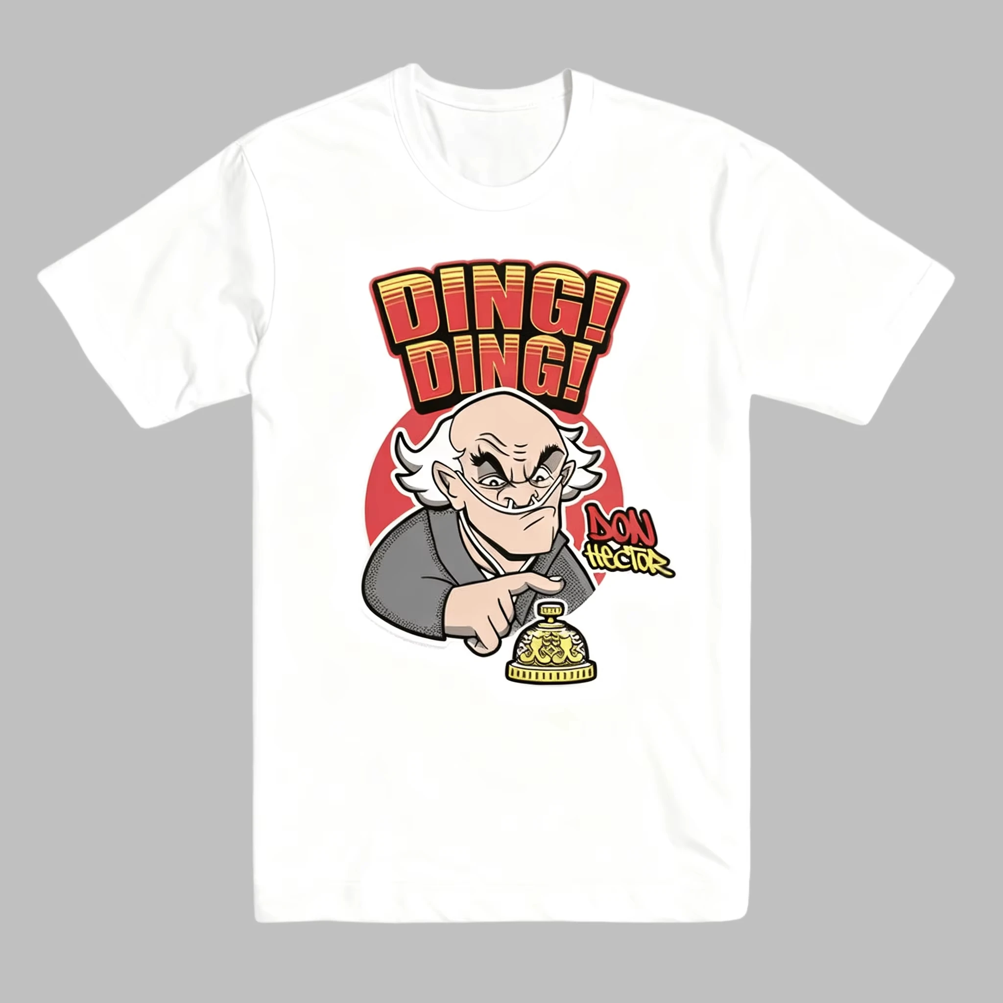 2026 New Don Hector Ding Ding Breaking Bad Printed Casual Fashion Summer T-shirt Men and Women Loose Retro T-shirt Y2K