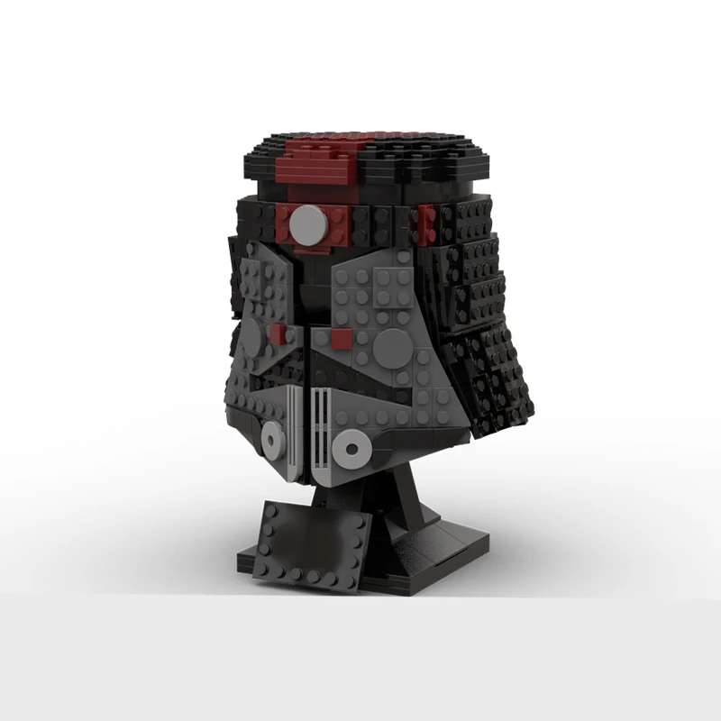 570ชิ้น |   MOC Star Battle SWTOR Sith Trooper Helmet Bust |   หมวกกันน็อคต่อสู้แบบโมดูลาร์ |   โมเดลบล็อกตัวต่อ |   ของขวัญของเล่นวันเกิด